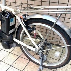 大52  YAMAHA PAS SION 20型 アイボリー 2016年 電動アシスト自転車 の画像