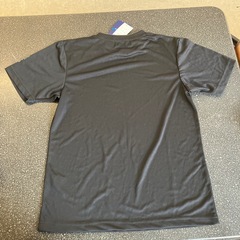 K2510-223 SPALDING 吸汗速乾 Tシャツ ブラック Mサイズ 未使用品 保管汚れ有りの画像
