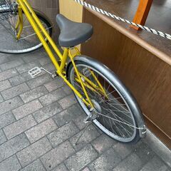 リサイクルショップどりーむ荒田店　No540 自転車　シティサイクル　２６インチ　ライト付き♪　シンプルで乗りやすい♪の画像