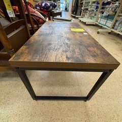 【ジャングルジャングル岩出店】【B219】木製ローテーブル ブラウン 中古 家具 和歌山 岩出市 紀の川市 海南市の画像