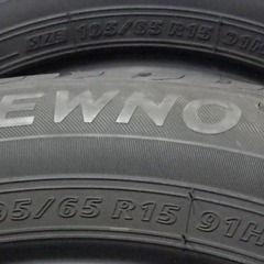 195/65R15 BS NEWNO ノーマルタイヤ 23年 4本 夏タイヤの画像