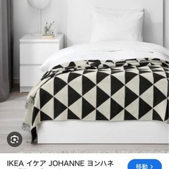 IKEA ブランケット　ひざ掛け2枚セット　ホルンヴィ　ヨハンネ　　の画像