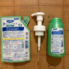LION ペットキレイ 泡リンスシャンプーの空ボトル➕詰め替え用180ml 代理投稿の画像