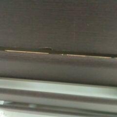 リユースのサカイ栃木店★ジモティ割あり★ NITORI チェスト ダークブラウン×ホワイト W119.6×D42.2×H94.7 クリーニング済み TC11137の画像