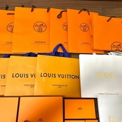 ②【箱　紙袋全部まとめて】HERMES  エルメス　LOUISVUITTON  ルイヴィトン　Christian Dior クリスチャン ディオール　BURBERRY バーバリーの画像
