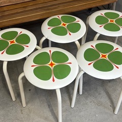 1脚2200円♪ 　丸椅子　椅子　チェア　レトロ　ポップ　かわい...