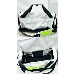 【‼️✨大幅値下げ✨‼️】ナイキ スポーツバッグ Mサイズ グレー×ブラック×ネオンイエローの画像