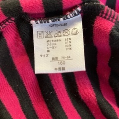 K2510-224 Sirmione カットソー ハイネック 長袖 サイズ160 キズ汚れ有りの画像