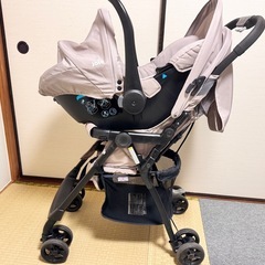ジョイベビーカー + キャリーコート / チャイルドシートの画像