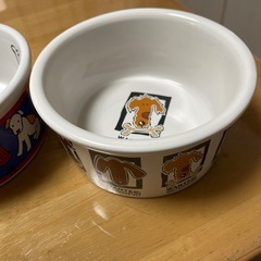 犬　餌入れ　陶器セットの画像