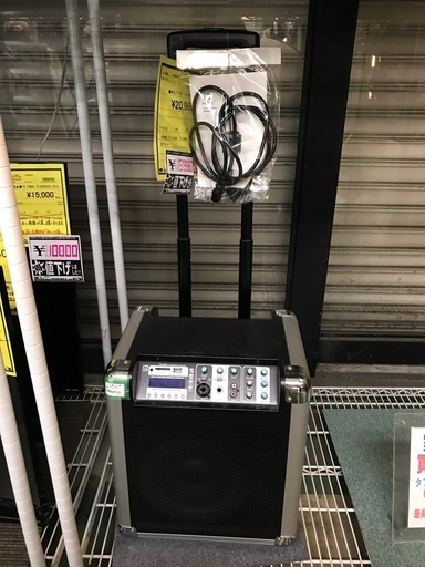 ★ジャングルジャングル貝塚店★ サウンドハウス　CLASSIC PRO クラシックプロ　PA-BOX バッテリー駆動式　ポータブルPAシステム　イベント　ストリートライブ　路上ライブ　屋外パフォーマンス　Bluetooth対応　スピーカー　簡易PA キャリーカート式　ハンドル付き　キャスター付き　　貝塚市　二色浜　リサイクルショップ