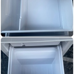 【中古】¥12800 ヘコミ有り 2ドア冷蔵庫　2023年製 【IJ107】の画像