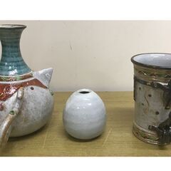 花瓶、コップ 雑貨まとめて 3点の画像