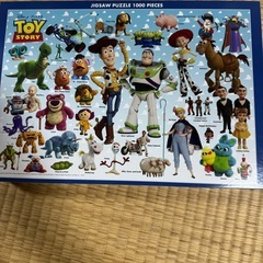 トイストーリー のジグソーパズルと額の画像