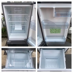 【23区近隣配送設置無料 】 H868超美品 HITACHI 2023年製 154L 冷蔵庫 シルバー系  の画像
