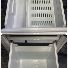 【中古】¥12,800
 アクア2ドア冷蔵庫　2021年製 【IJ108】の画像