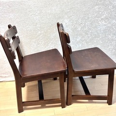 カリモク　RUSTIC ダイニングチェア　2脚セットの画像