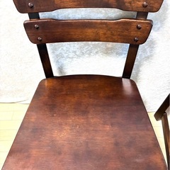 カリモク　RUSTIC ダイニングチェア　2脚セットの画像