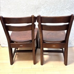 カリモク　RUSTIC ダイニングチェア　2脚セットの画像