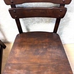 カリモク　RUSTIC ダイニングチェア　2脚セットの画像