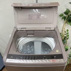 R234 ☀️ ジモティー限定特別価格！ HITACHI 洗濯機 （洗濯10㎏) 18年製 BW-V100C ⭐ 動作確認済 ⭐ クリーニング済の画像