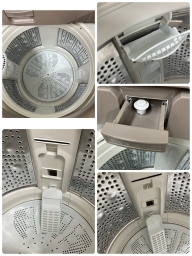 R234 ☀️ ジモティー限定特別価格！ HITACHI 洗濯機 （洗濯10㎏) 18年製 BW-V100C ⭐ 動作確認済 ⭐ クリ