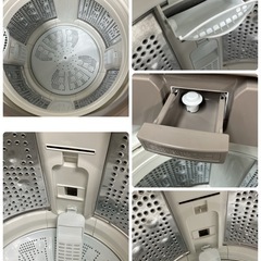 R234 ☀️ ジモティー限定特別価格！ HITACHI 洗濯機 （洗濯10㎏) 18年製 BW-V100C ⭐ 動作確認済 ⭐ クリーニング済の画像