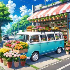 ミニバン花屋　いつもの花屋が毎週日曜日等々力で秋の花を安く…