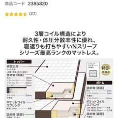 大幅値下げ　最高ランク　 マットレス　クイーンの画像