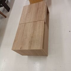 リユースのサカイ栃木店★ジモティ割あり★  ミニドレッサー ブラウン W80×D40×H38 クリーニング済み TC11143の画像