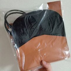 二三バックの型紙（レザークラフト）の画像