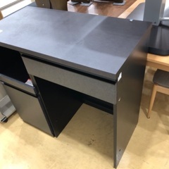【軽トラック貸出サービス有】ニトリ　キッチンカウンター　セラミック　スライド台　引出し2 ブラック×グレーの画像