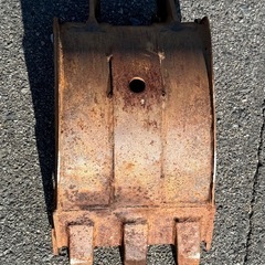 ヤンマー　ツメバケット　爪　掘削　B-17 B-12 Vio15 Vio17 SV13 YB121 YB101 YB10 内幅約260mm ピン径30mm ミニユンボ　パワーショベルの画像