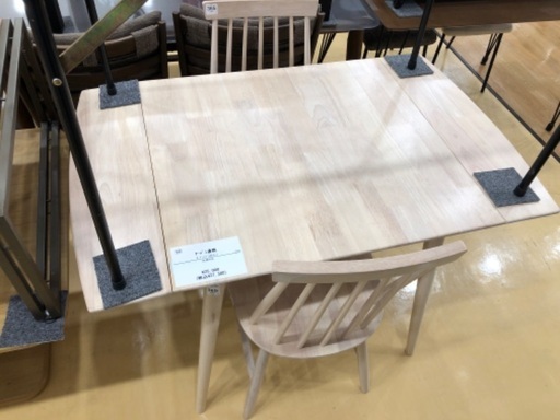 【軽トラック貸出サービス有】アーバン通商　ダイニング３点セット　未使用品