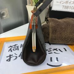 【リサイクルショップどりーむ鹿大前店】No.3071 大島紬ポーチ カバン 手提げ バッグの画像