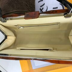【リサイクルショップどりーむ鹿大前店】No.3071 大島紬ポーチ カバン 手提げ バッグの画像