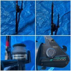 【‼️✨大幅値下げ✨‼️】🐟宇崎日新 PRO SQUARE 立神 6号遠投 620 ＋ DAIWA リールセット🎣 ✨簡易清掃❗️の画像