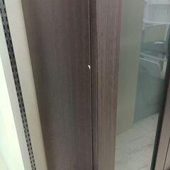 リユースのサカイ栃木店★ジモティ割あり★ NITORI 食器棚　コパン60 ダークブラウン W58.5×D42×H180 クリーニング済み TC11146の画像