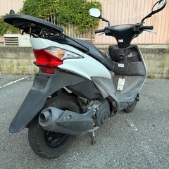スズキ　アドレスV125S ホワイト　実働　下取り現状　動画あり　大阪の画像