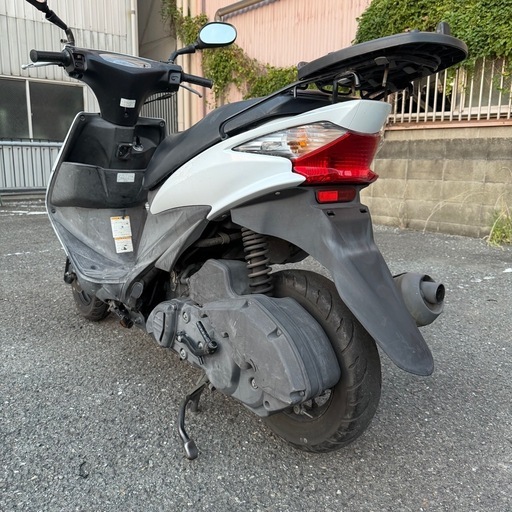 スズキアドレスV125S ホワイト実働下取り現状動画あり大阪