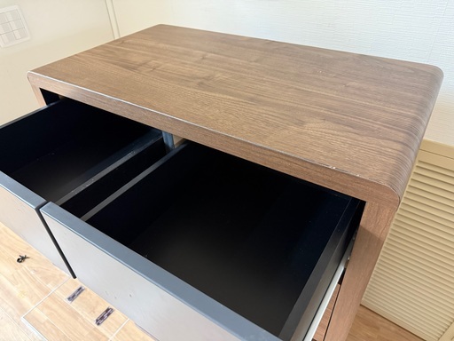 【決まりました】大53 ニトリ 5段チェスト ブラウン グレー NITORI