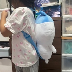 ハチワレ　　ぬいぐるみリュックの画像