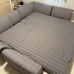 (極美品)グータラグ(定価68750円) 厚さ10cm ローソファの画像