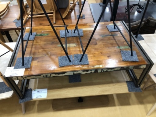 【軽トラック貸出サービス有】d-Bodhi ローテーブル　木製　フェルム　120cm ブラウン