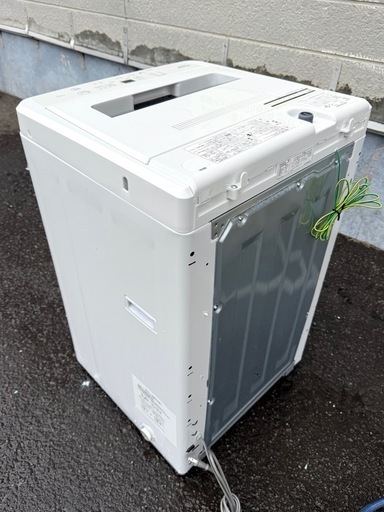 札幌市内配送可 【6ヵ月保証付き】 美品 23年製 maxzen マクスゼン 5kg 全自動洗濯機 JW50WP01 