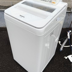 札幌市内配送可 18年製 Panasonic パナソニック 7kg 全自動洗濯機 NA-FA70H6 ジェットバブルシステム の画像