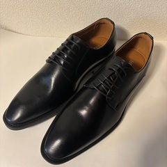 【新品未使用】革靴25.5cmの画像