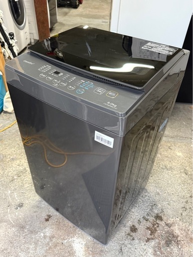 札幌市内配送可 【6ヵ月保証付き】 美品 24年製 comfee' コンフィー 6kg 全自動洗濯機 CAC06EW60/T-S1 