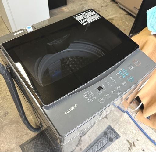 札幌市内配送可 【6ヵ月保証付き】 美品 24年製 comfee' コンフィー 6kg 全自動洗濯機 CAC06EW60/T-S1