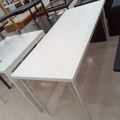 リユースのサカイ栃木店★ジモティ割あり★ NITORI デスク ホワイト W140×D59×H72 クリーニング済み TC11148の画像
